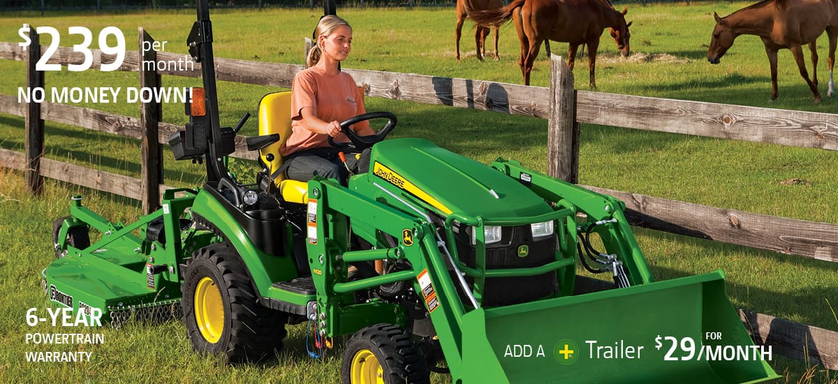 John Deere 1025R Compact Utility Tractor Package Special